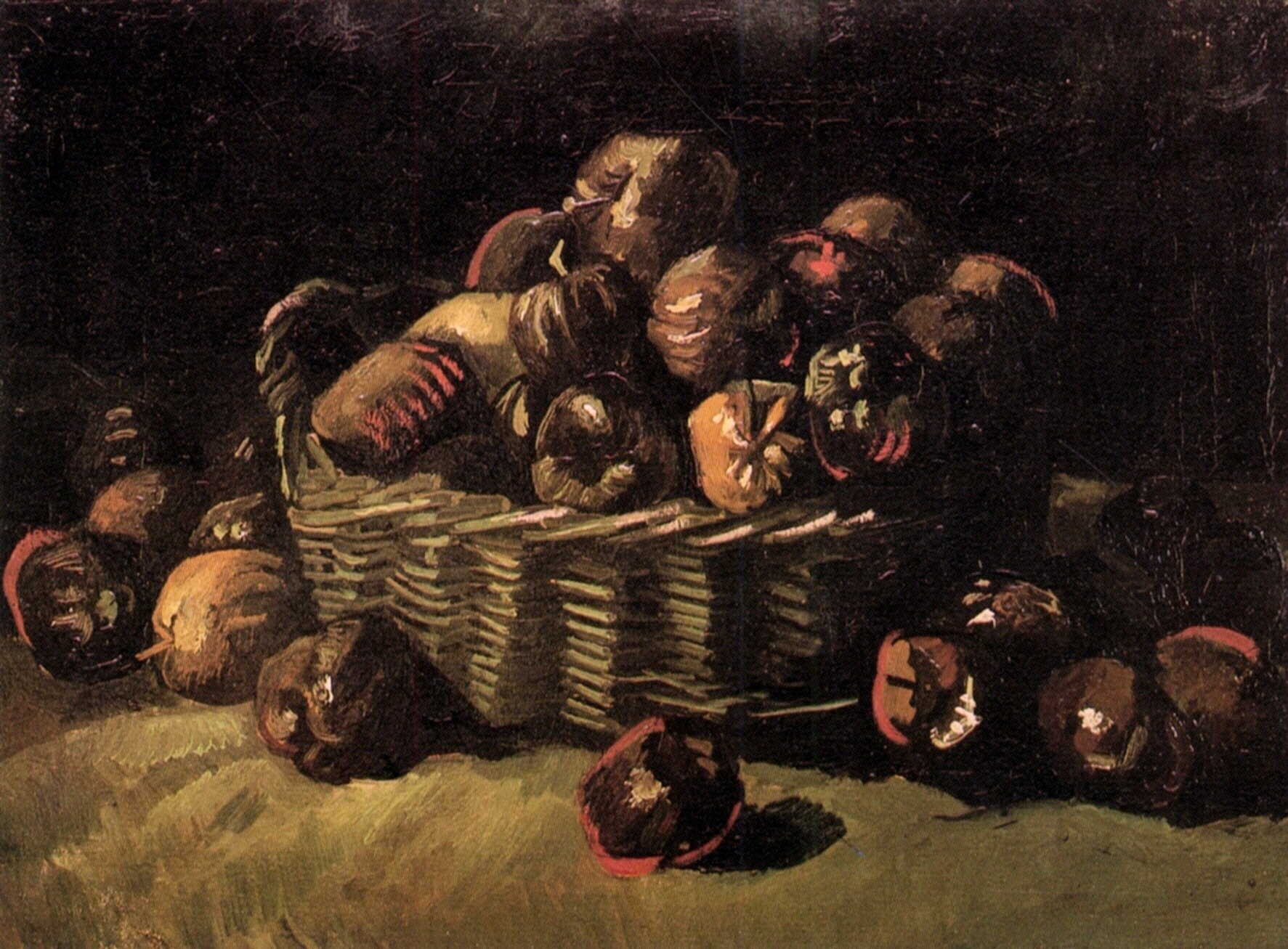  Ван Гог Нюэнен Натюрморт с корзиной яблок  1773x1307